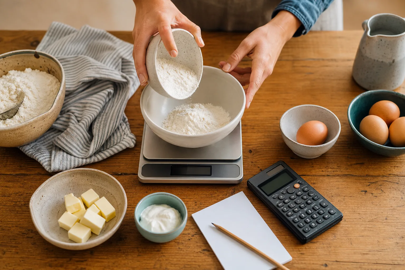 Dreisatz beim Kochen Rezept umrechnen